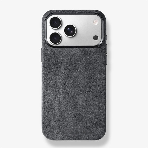iPhone Alcantara Case - Dark Grey