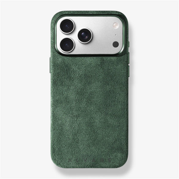 iPhone Alcantara Case - Green